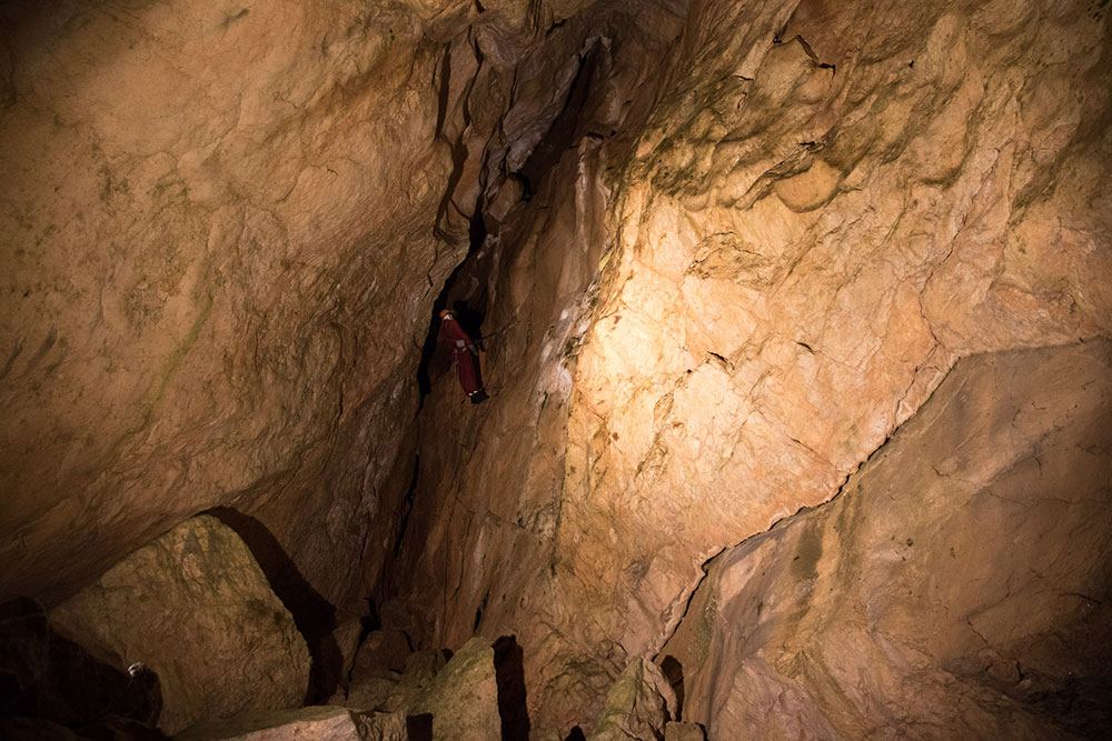 Lamprechtshöhle St. Martin bei Lofer - Höhlenforscher