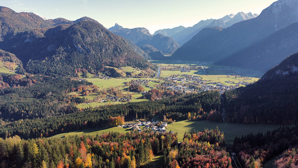 Ausblick auf das Salzburger Saalachtal