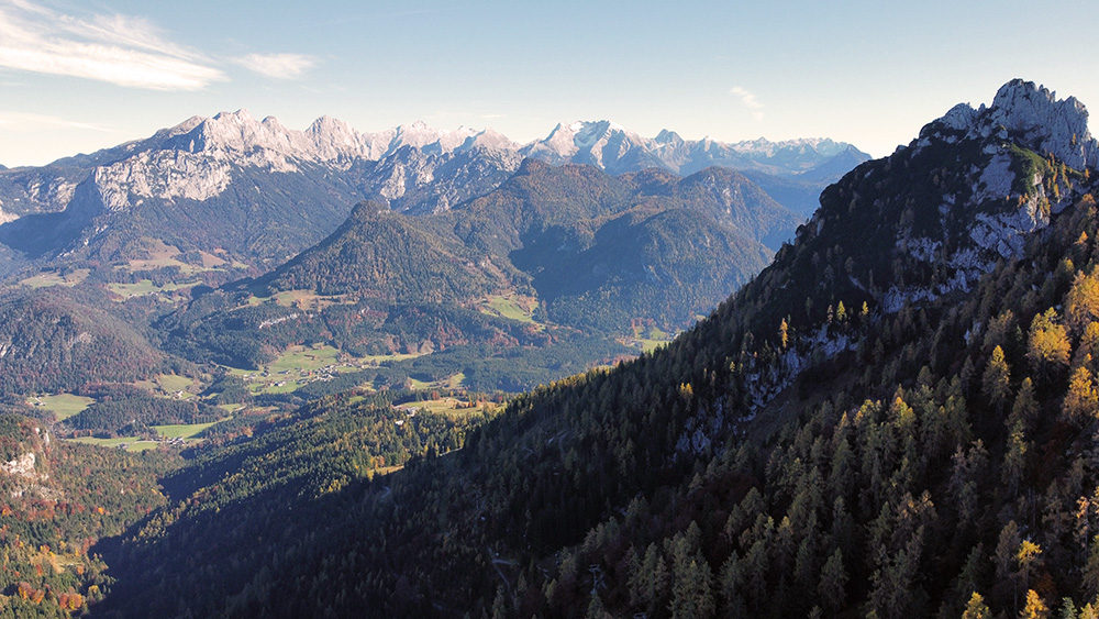 Ausblick von der Loferer Alm