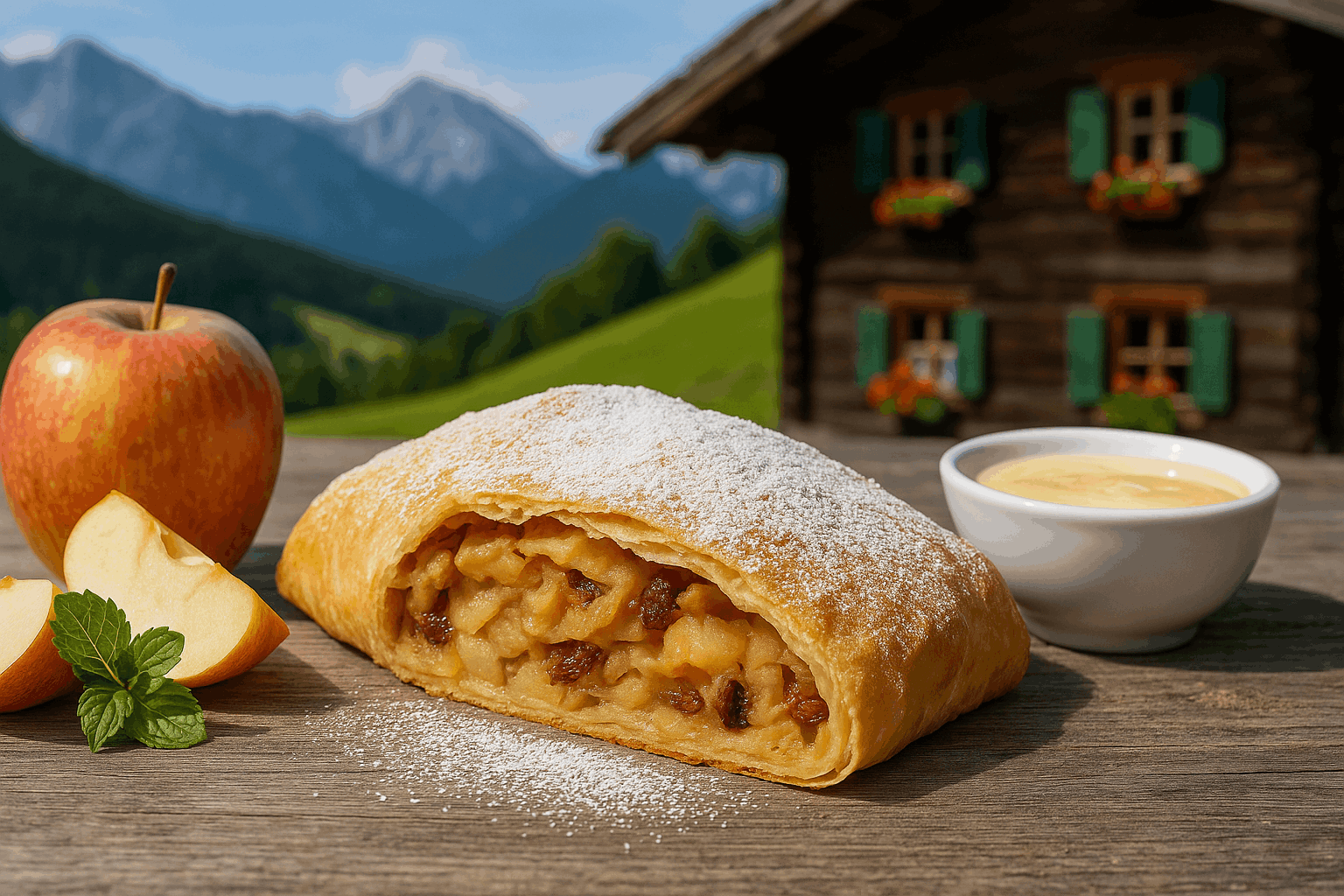 Apfelstrudel Rezept aus Österreich 🍏 Hausgemacht &amp; Traditionell