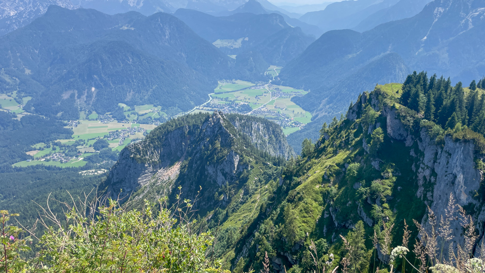 Grubhörndl - Blick auf das Salzburger Saalachtal