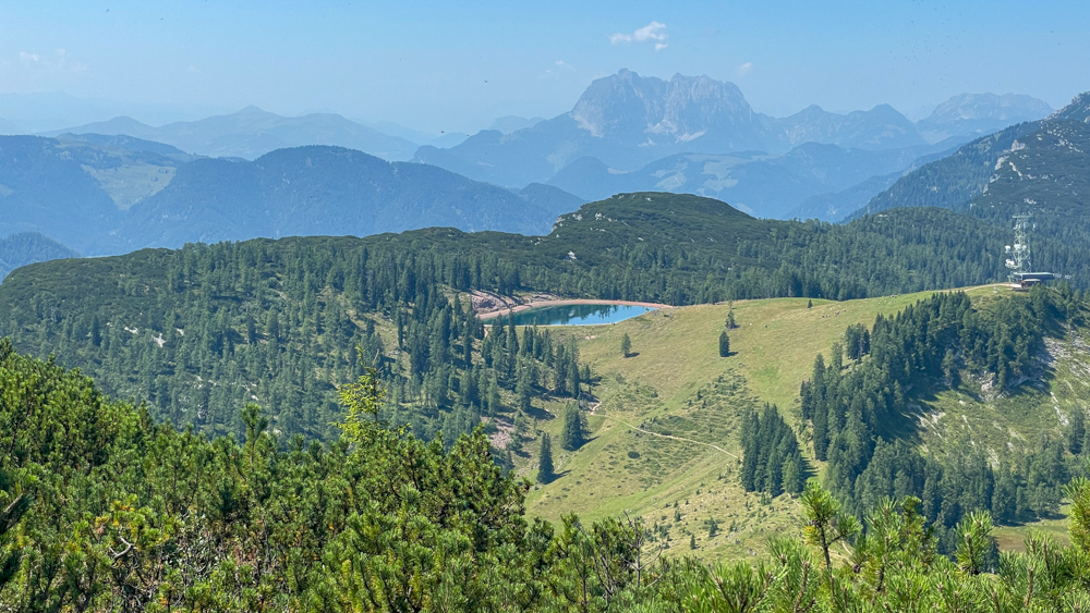 Grubhörndl - Blick auf den Marmorsee