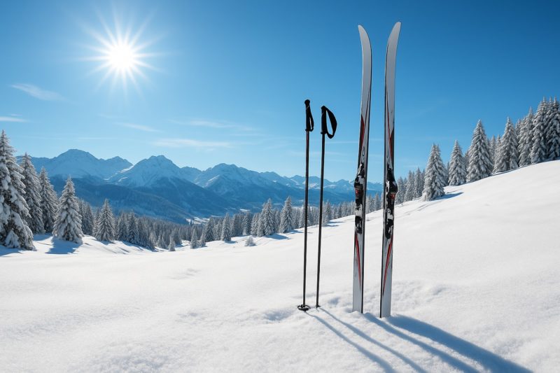 Langlaufen - Loipen - Alpenpanorama