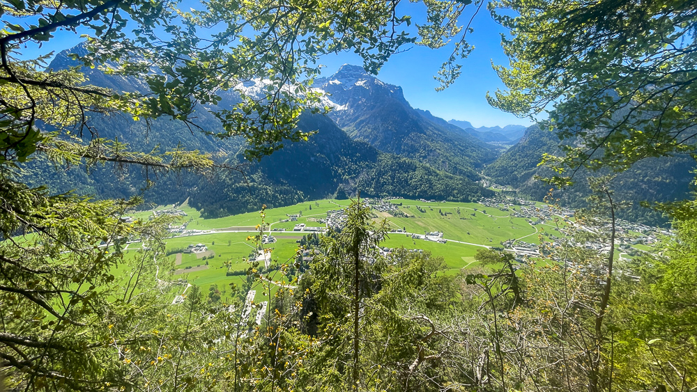 Iwonsky Hüttchen - Ausblick Loferer Steinberge