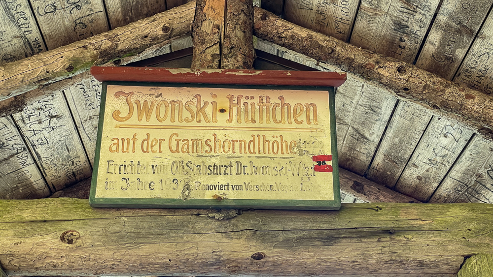 Iwonski-Hüttchen auf der Gamshörndlhöhe