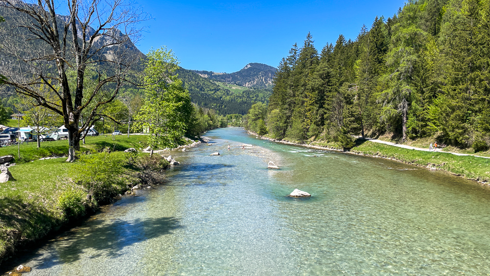 Camping Grubhof - Saalach Badeplatz - Wildbaden