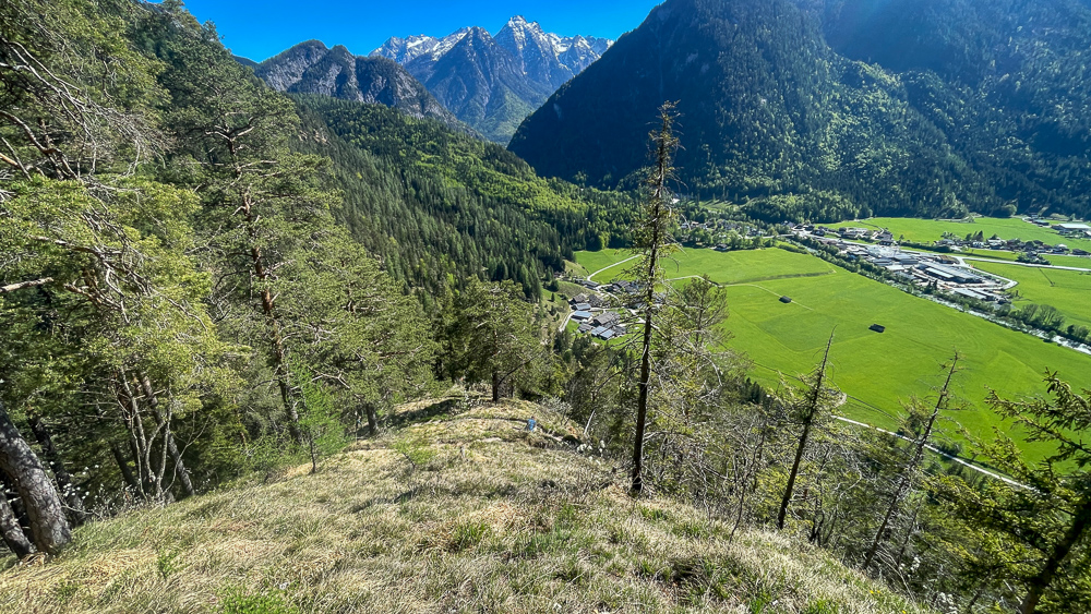 Iwonski Hüttchen - Abstieg in die Strohwollner Schlucht